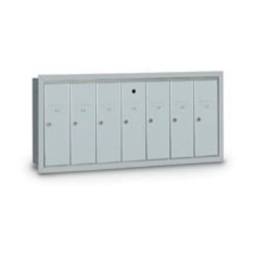 CAD Drawings American Postal Manufacturing Co. 7-Door Surface Mount Vertical Mailbox